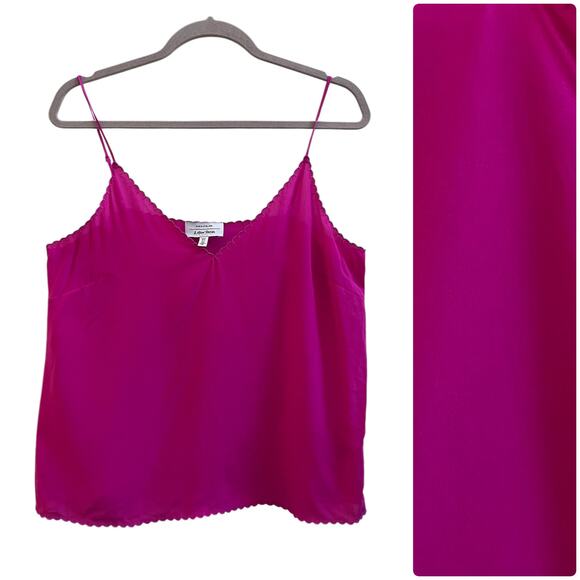 Paris Atelier & Other Stories Delicate Silk Adjustable Straps Cami Top Size 10 - Picture 1 of 11